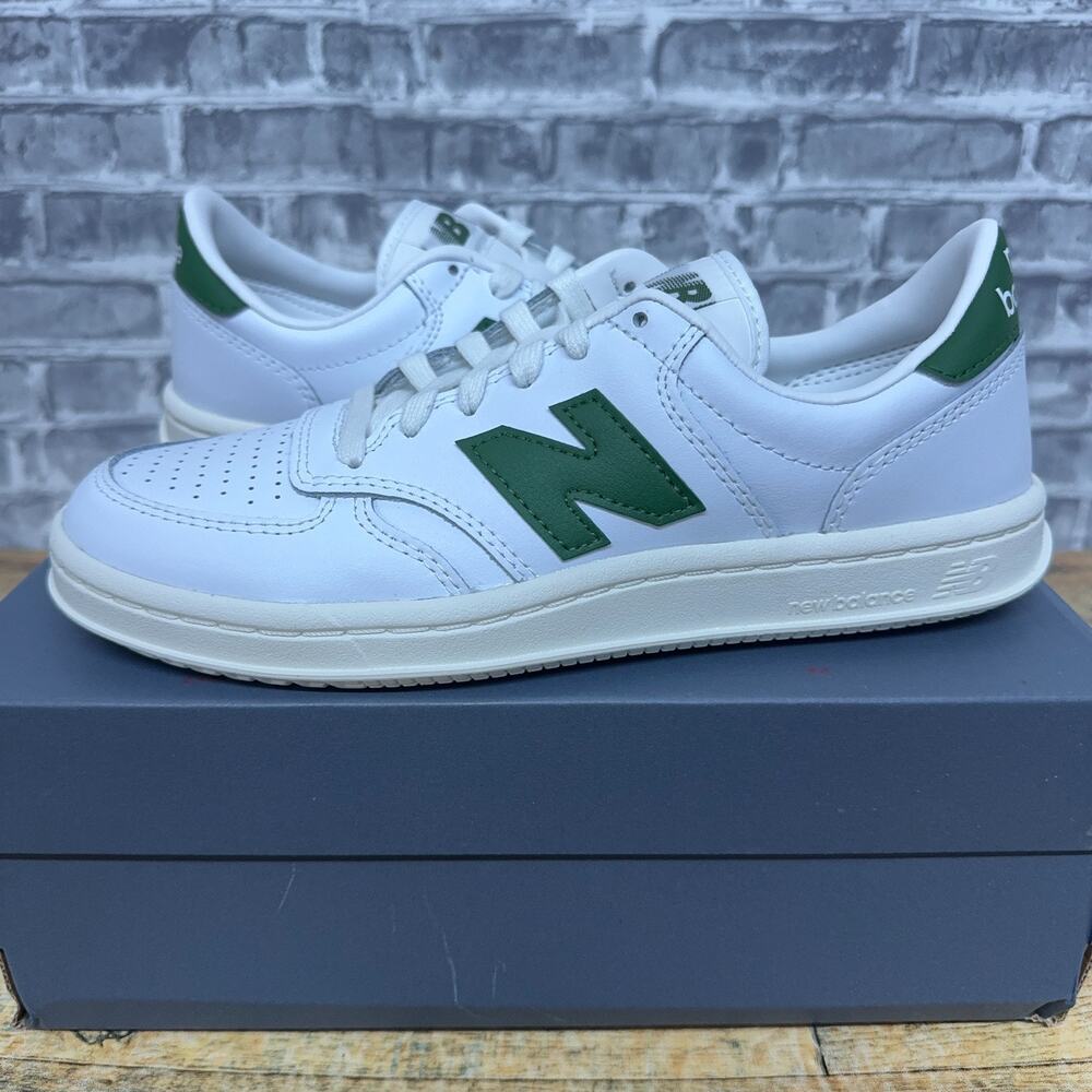 New Balance T500 Green White Casual Sneakers GST500CC Youth Size 6.5 / Womens 8